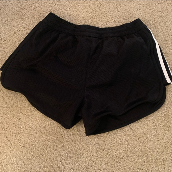 Adidas 3 Stripe Black Shorts - Picture 2 of 3